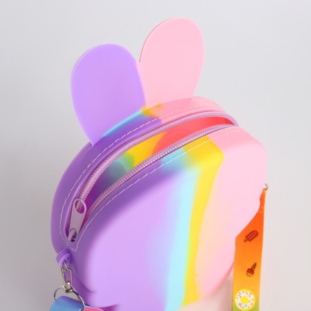Bag's bag with lightning, pink/blue/lilac color-2