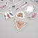 Stickers for creativity "Harmony with nature" set 2 sheets 22x12.5 cm