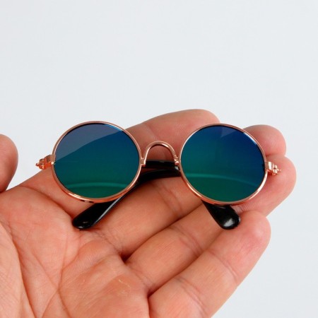 Glasses for toys, dark green color-3