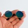 Glasses for toys, dark green color