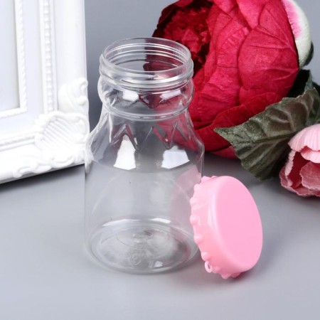 Bank for scrapbooking "Milk bottle" 90 ml mix 8.5x4x4.5 cm-1