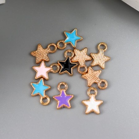 Suspension "Zvezda" Golden Rain Mix 6x8 mm-2