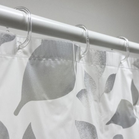 The bathroom curtain dasch, Peva, silver hook, 178x183 cm-4