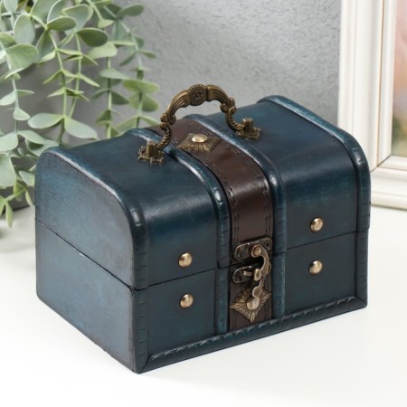 Casket tree "Romb" set 2 pcs bright blue 7.8x1.8x8 cm 11x15.7x11.5 cm-1
