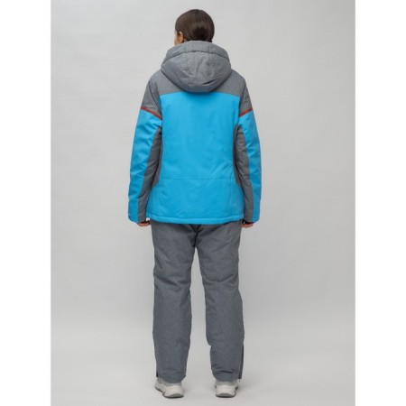 Ski suit female, size 58, blue color-22