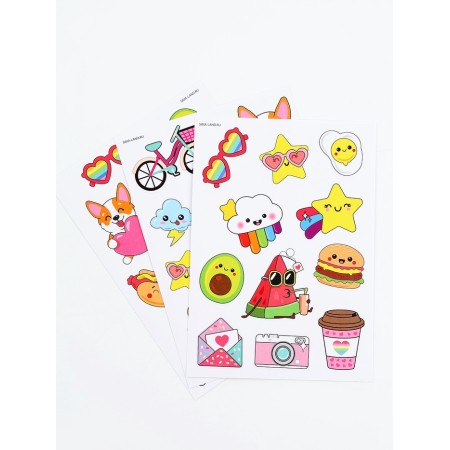 Stickers Stickers Children's "Anime", 3 sheets