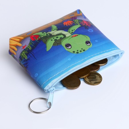 Monetnik's wallet with a zipper, color mix-4