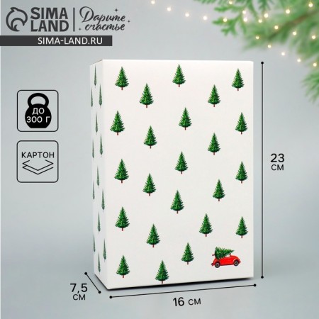 Folding box "Machine", 16 x 23 x 7.5 cm, New Year