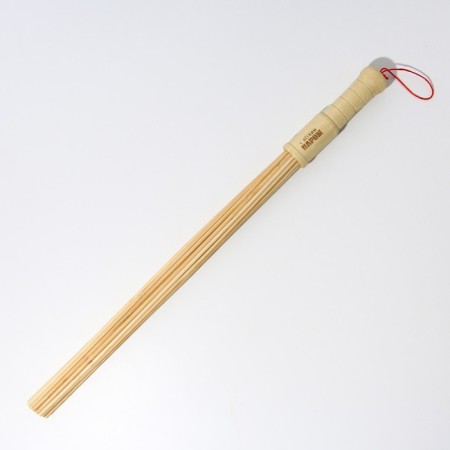 Massage broom for a bathhouse with thick rods "with light steam", 57 cm-4