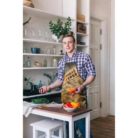 Apron "Happy Defender of the Fatherland Day" in gift packaging-5