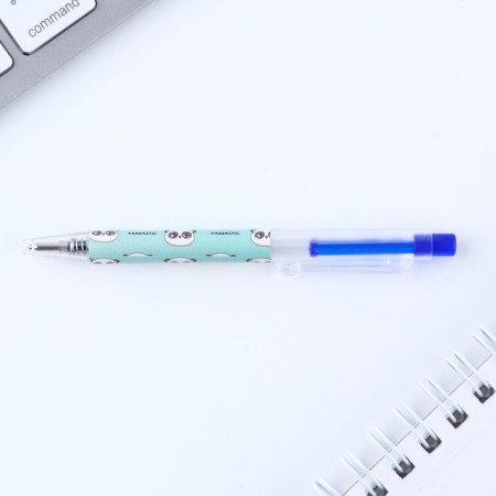 Handle Ball Blue Paste Mini Automatic "Pandastik"-2