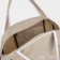 Sports bag with lightning, beige/white color