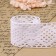 Knitted lace, 65 mm × 10 ± 1 m, white color