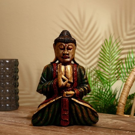 Souvenir "Buddha" Albezia 20x10x30 cm-1