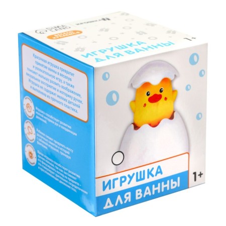 Bath toy "Penguin/ chicken in the egg", species mix-4