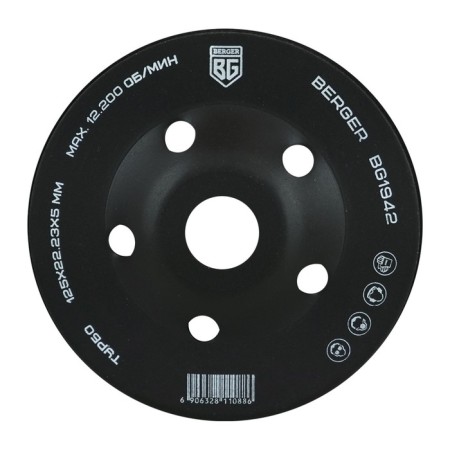 Freak-tick Diamond end-end Berger BG1942, turbo, 125 x 22.23 x 5 mm-1