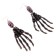 Carnival earrings "Skeleton", Mix colors