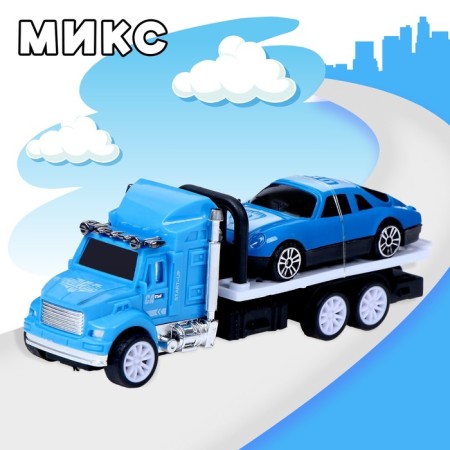 Inertial “tow truck” with a machine, mix-7