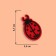 Thermal appliance "God's ladybug", 5.7 × 3.5 cm, red color
