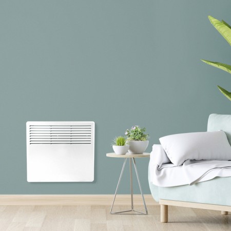 Convector heater Luazon LKO-02, floor, 1000 watts, 18 m², 2 modes, white-1