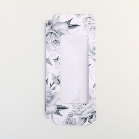 Chocolate box, confectionery packaging, “flowers”, with a window, 17.3 x 8.8 x 1.5 cm-3