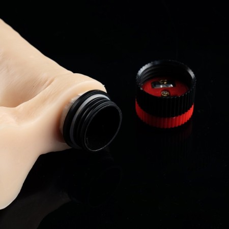 Vibrator bodily, 18.5 cm, with a scrotum-3