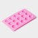 Baking shape of the share "Flowers. Rose ”, silicone, 29.5 × 17.5 cm, 15 cells (D = 4.2 cm), color mix
