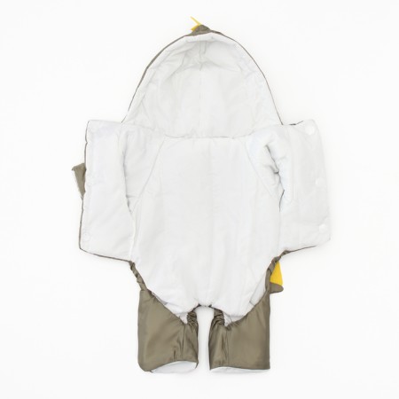 A jumpsuit with the Dragosh lining, size S (DS 25, OG 35 cm, weight 3-4 kg), khaki-10
