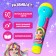 Musical microphone "sweet voice", light and sound effects, works from batteries