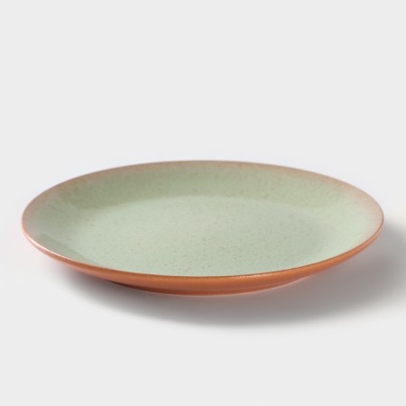 Plate Colorlife, D = 24 cm, h = 2.5 cm, green color-1