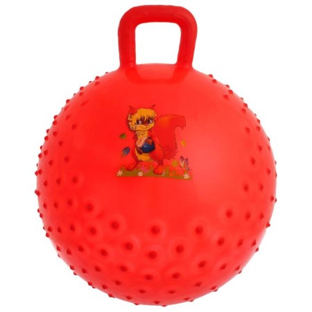 Ball-jump with a pen “Fairytale stories”, massage, d = 45 cm, 350 g, mix color-4