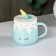 Ceramic mug "Delicate ice cream", 380 ml, color mix