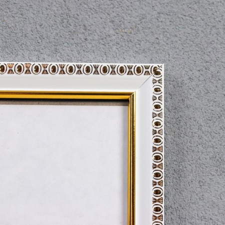 Photo frame plastic 21x30 cm white (981)-2