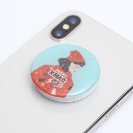 Holder for the phone, New Year's "Style", D = 4 cm-1