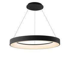 Люстра Mantra Niseko, LED, 2950Лм, 2700-5000К, 500 мм, цвет чёрный
