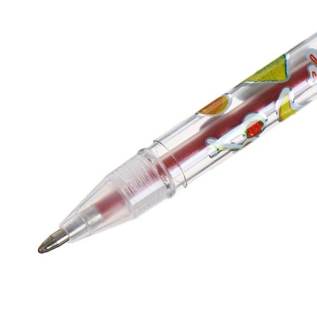 A set of gel pens with sparkles, 36 colors, a case with a pattern, in a blister, on a button-3