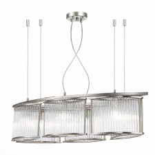 Люстра подвесная St Luce. SL1627.103.06. Velletri. 6х40 Вт, E14, 89х33х24 см, цвет хром