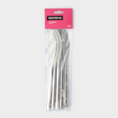 Stainless steel knives are Sentiment, length 23 cm, 6 pcs, silver color-6