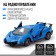 Radio-controlled "Sport-Kar" machine, doors open, works from batteries, mix