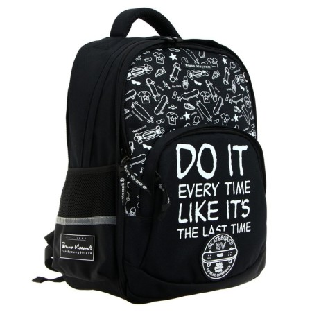 School backpack Bruno VisConti, 40 x 30 x 19 cm, ergonomic back, "Sport Pattern. Skate"-1