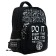 School backpack Bruno VisConti, 40 x 30 x 19 cm, ergonomic back, "Sport Pattern. Skate"