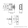 Double roller latch-stop Lockland, iron, color copper