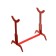 Stand for winter fishing rod, red color
