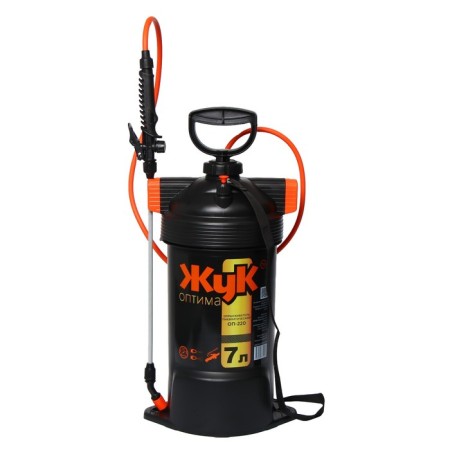 Pompovoy sprayer, 7 l, thermal -shaped, plastic brandpoite, "bug"
