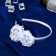 Hair cap "Nicole" chamomile lace, 1 cm, white