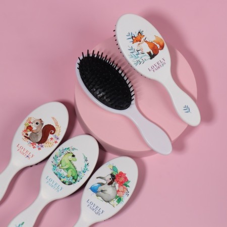 Massage comb, 5.5 × 17 cm, MIX drawing-2