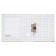 A4, 50 mm, calligrata registrar folder, PVC, embossing "flax", metal edging, pocket for a spine, assembled, pistachio, mix