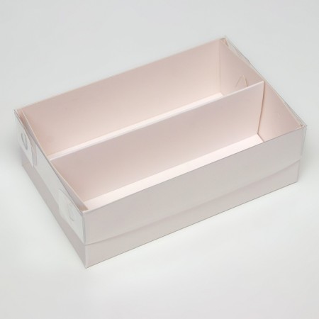Box for Makarun, with a lodge, white 16.5 x 10.5 x 5.5 cm-1