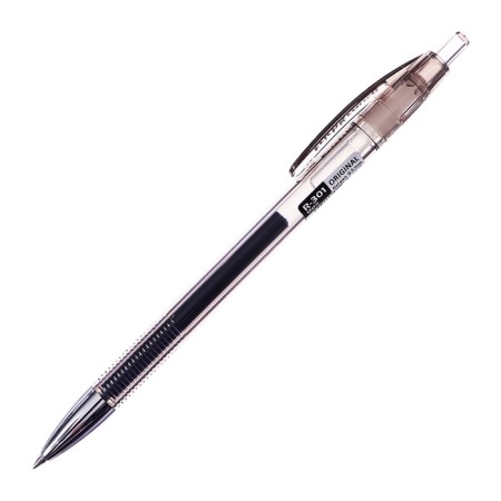Gel pen Erichkrause R-301 Original Gel Matic, black ink, node 0.5 mm, automatic-5