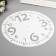 Plastic stencil "Watch with large numbers" D-25 cm